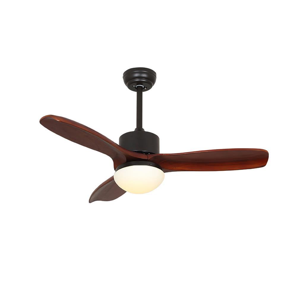 Brivel Elegance Natural Ceiling Fan Light-Neutral Decor