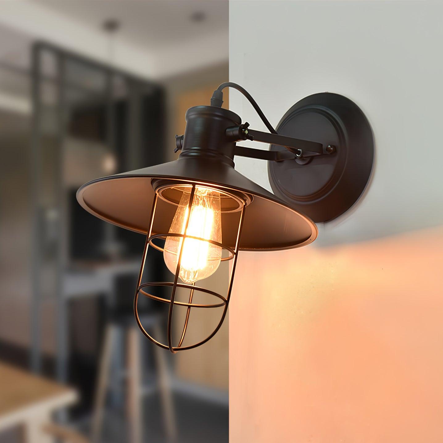 Ullen Abnormal Harbour Industrial Glass Wall Light-Neutral Decor