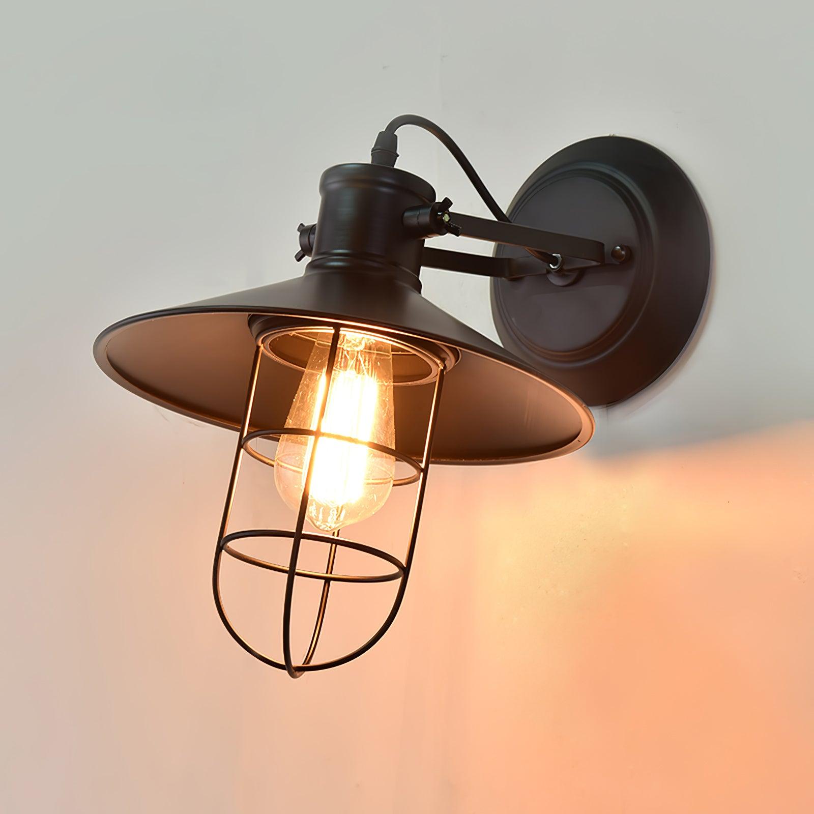 Ullen Abnormal Harbour Industrial Glass Wall Light-Neutral Decor