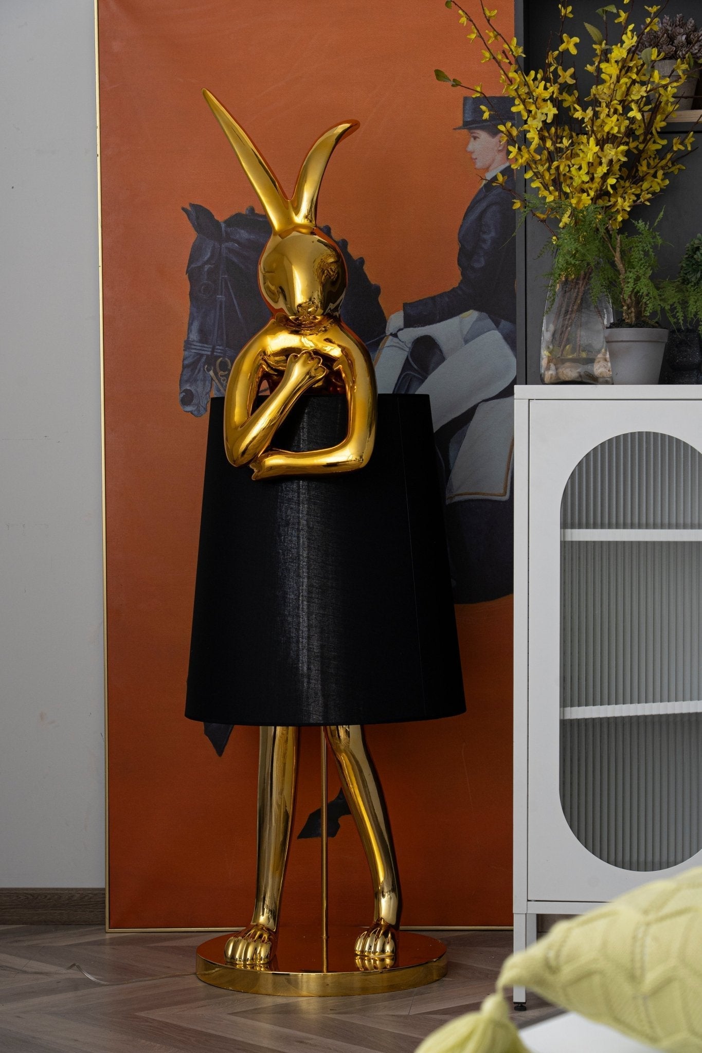 Sedr Luxurious Hare Silhouette Floor Lamp-Neutral Decor