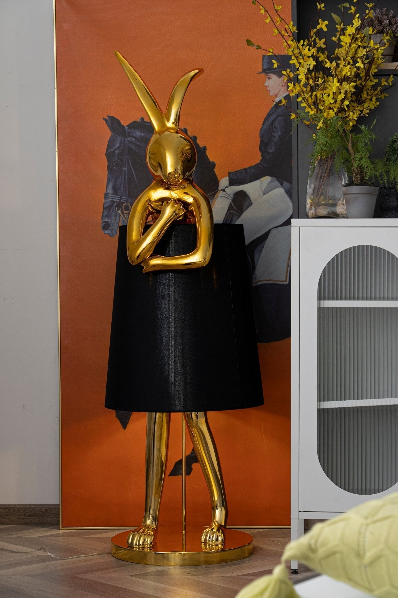 Sedr Luxurious Hare Silhouette Floor Lamp-Neutral Decor