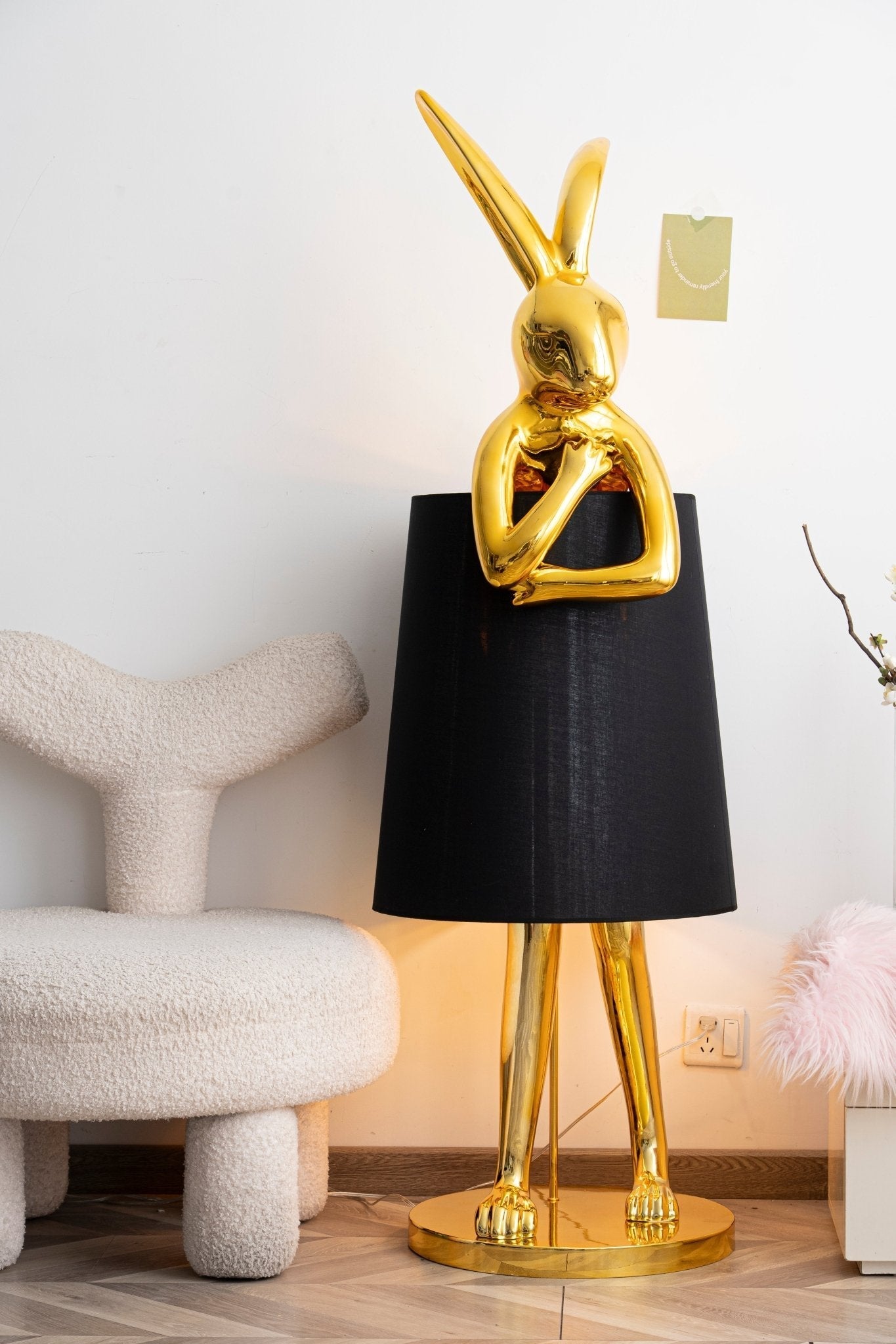 Sedr Luxurious Hare Silhouette Floor Lamp-Neutral Decor