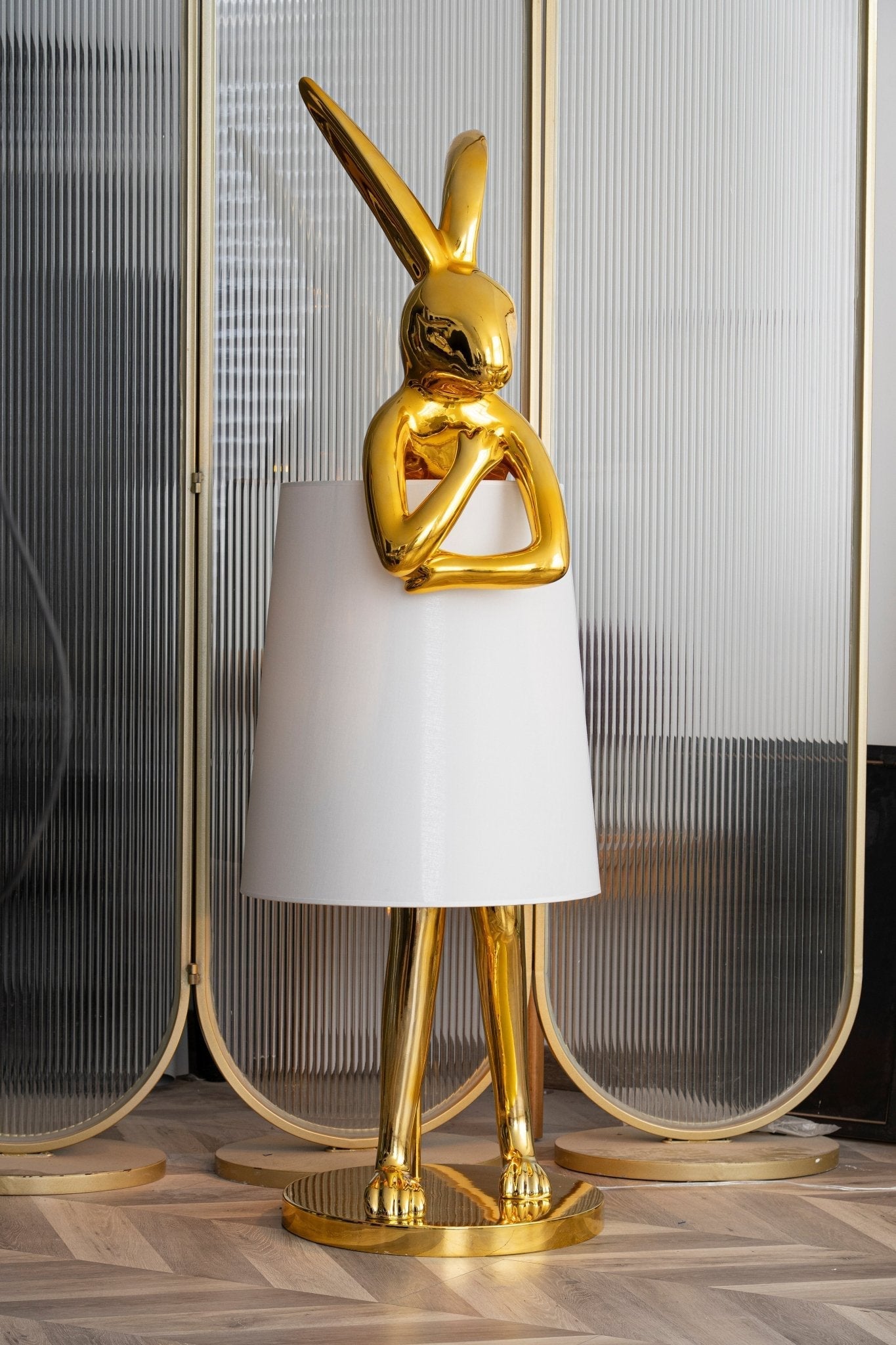 Sedr Luxurious Hare Silhouette Floor Lamp-Neutral Decor