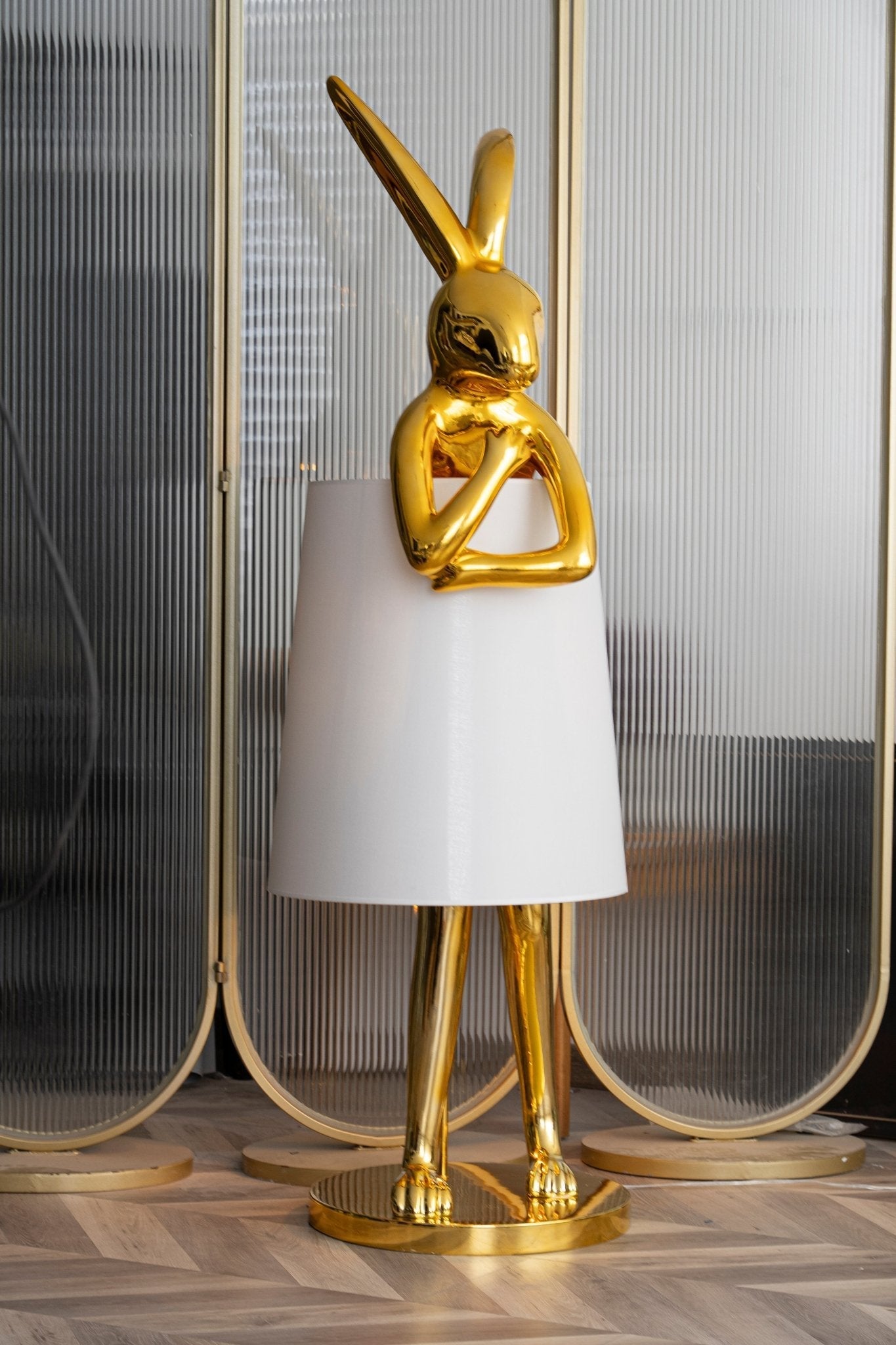 Sedr Luxurious Hare Silhouette Floor Lamp-Neutral Decor
