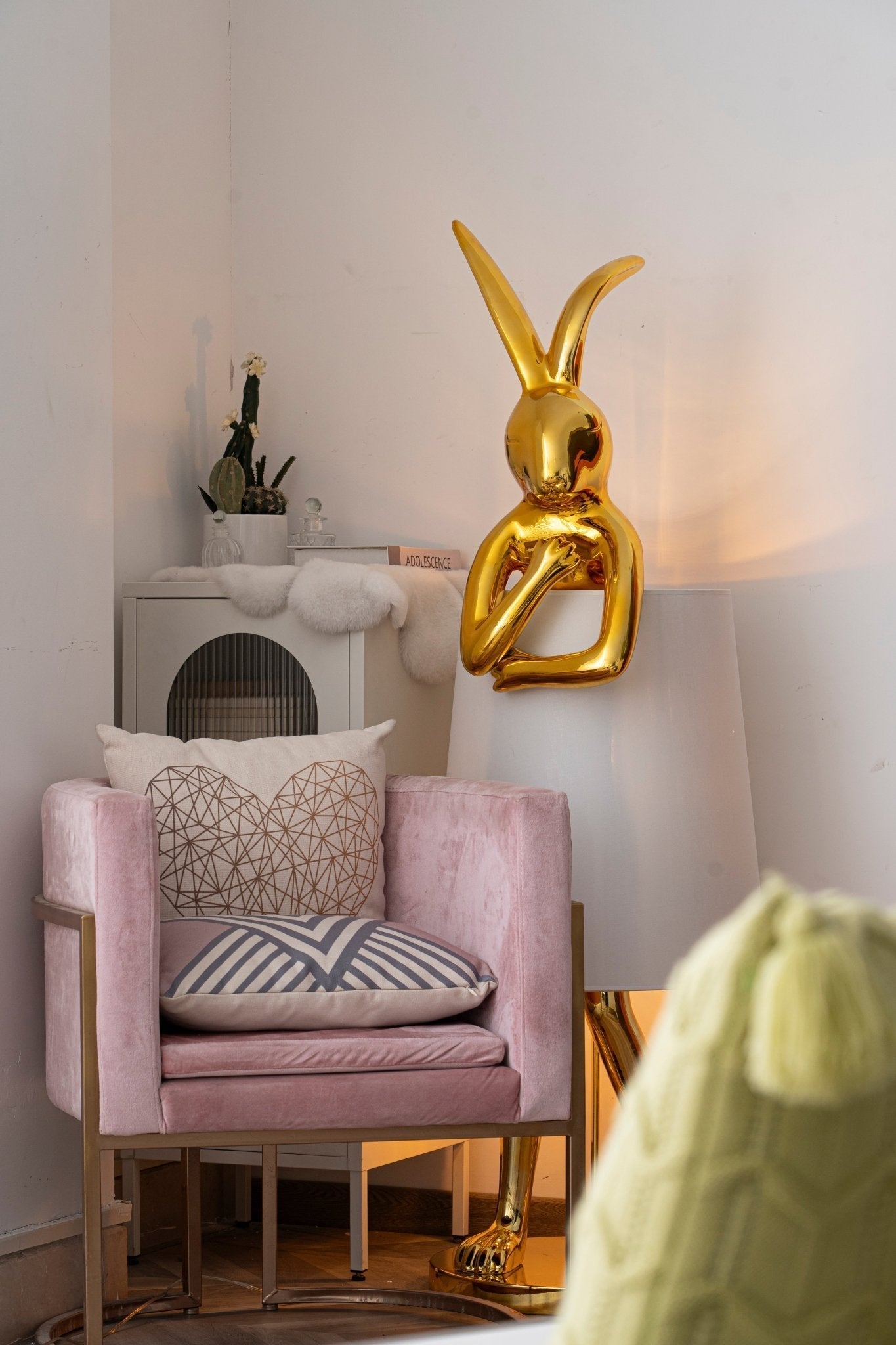 Sedr Luxurious Hare Silhouette Floor Lamp-Neutral Decor
