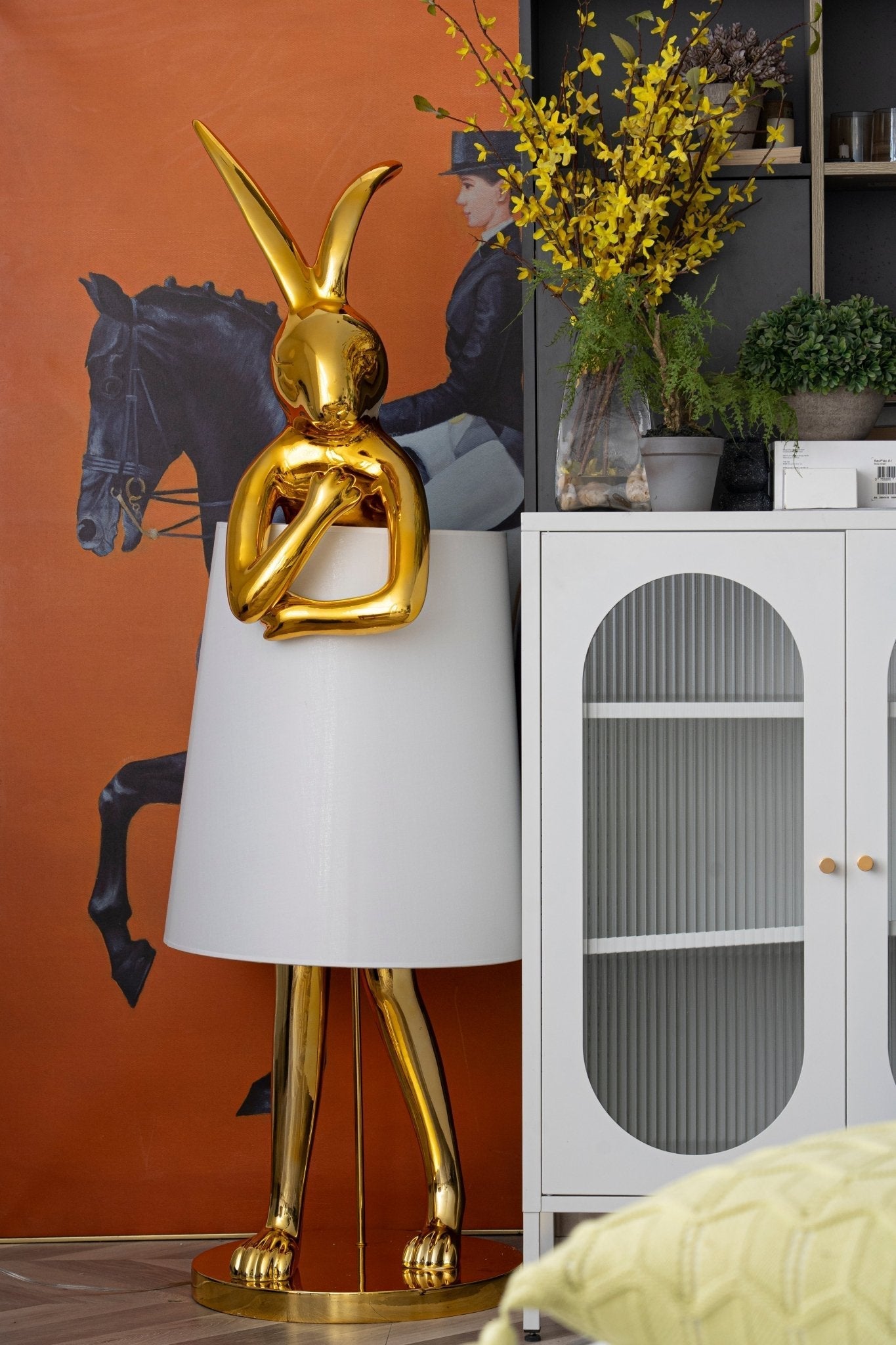Sedr Luxurious Hare Silhouette Floor Lamp-Neutral Decor