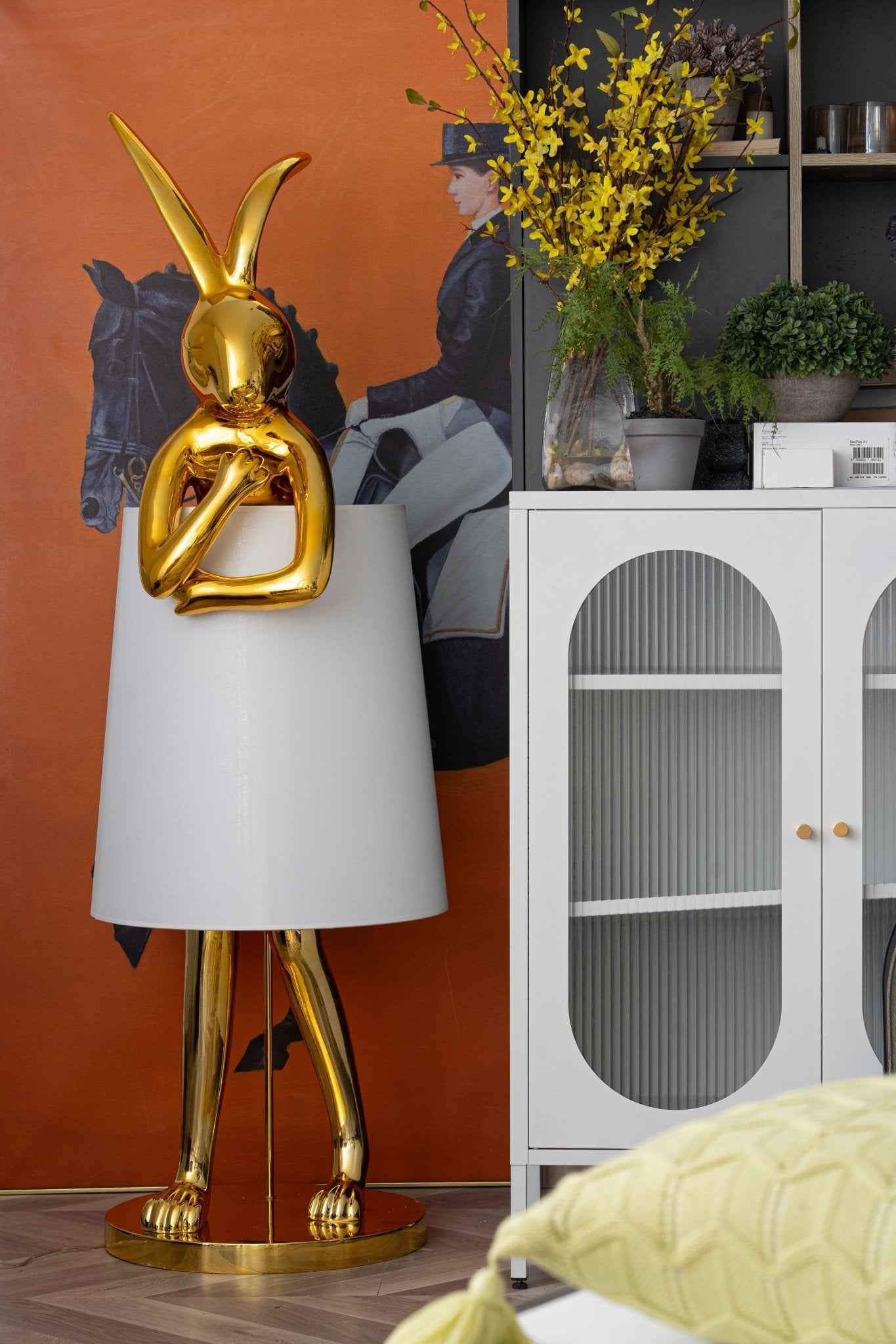 Sedr Luxurious Hare Silhouette Floor Lamp-Neutral Decor