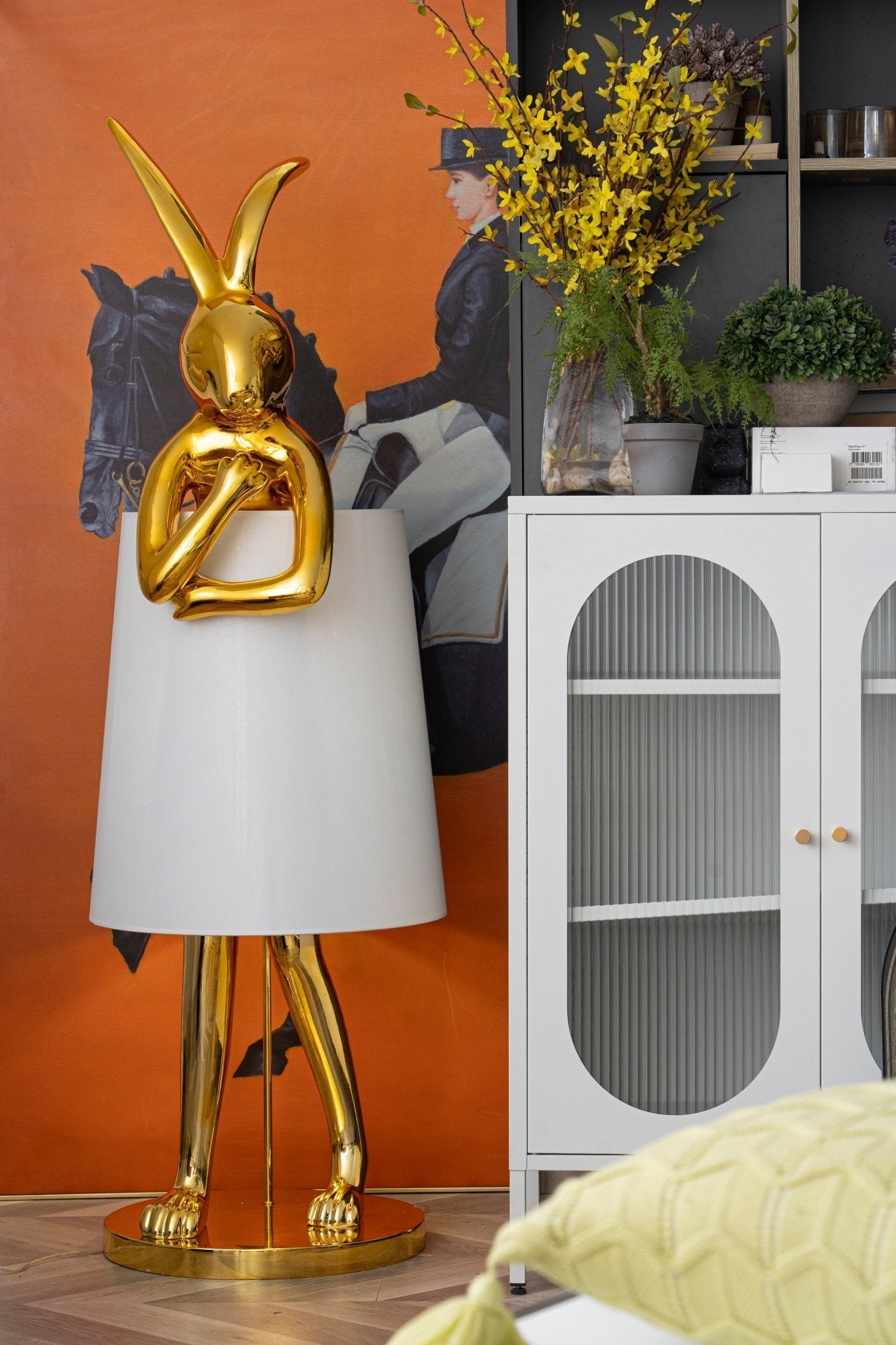 Sedr Luxurious Hare Silhouette Floor Lamp-Neutral Decor