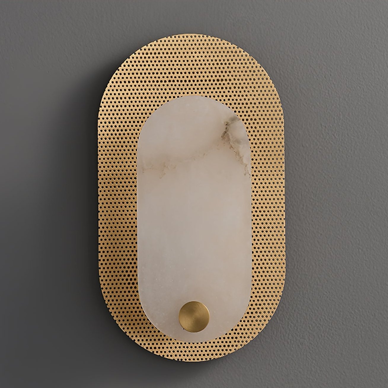 Xlen Alabaster Wall Lamp-Neutral Decor