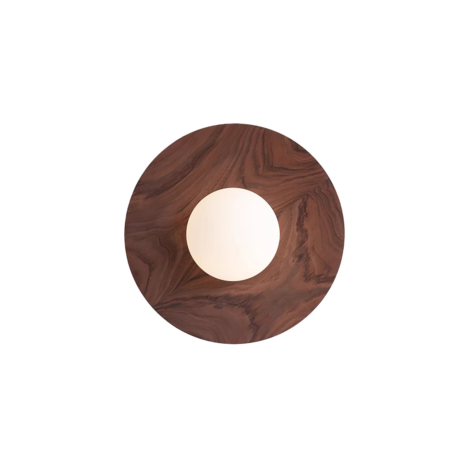Eloza Modern Minimalist Wooden Glass Wall Light-Neutral Decor