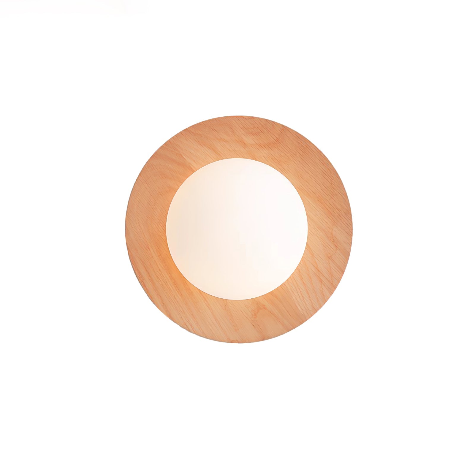 Eloza Modern Minimalist Wooden Glass Wall Light-Neutral Decor