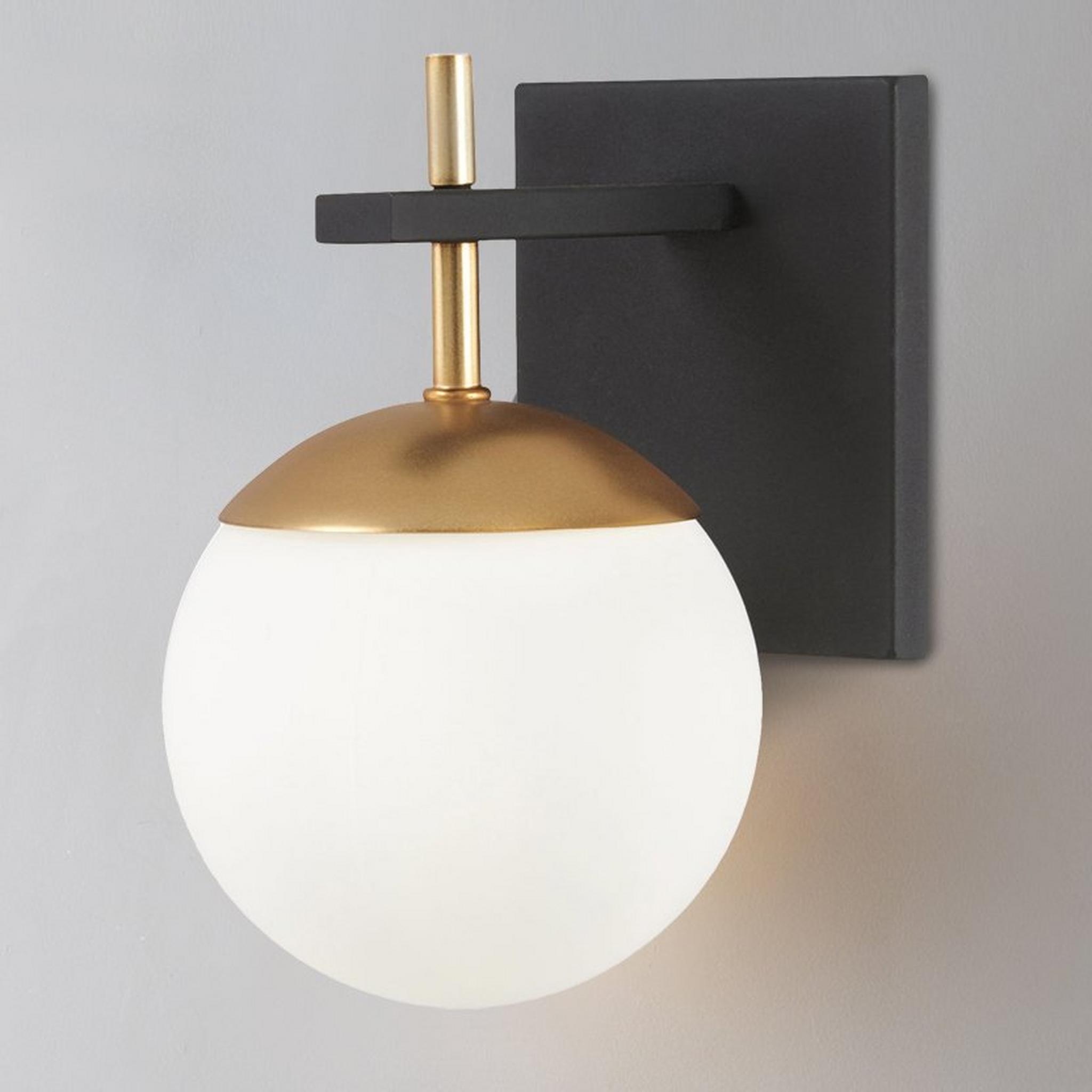 Ealior Modern Minimalist Globe Glass Sconce Wall lamp-Neutral Decor