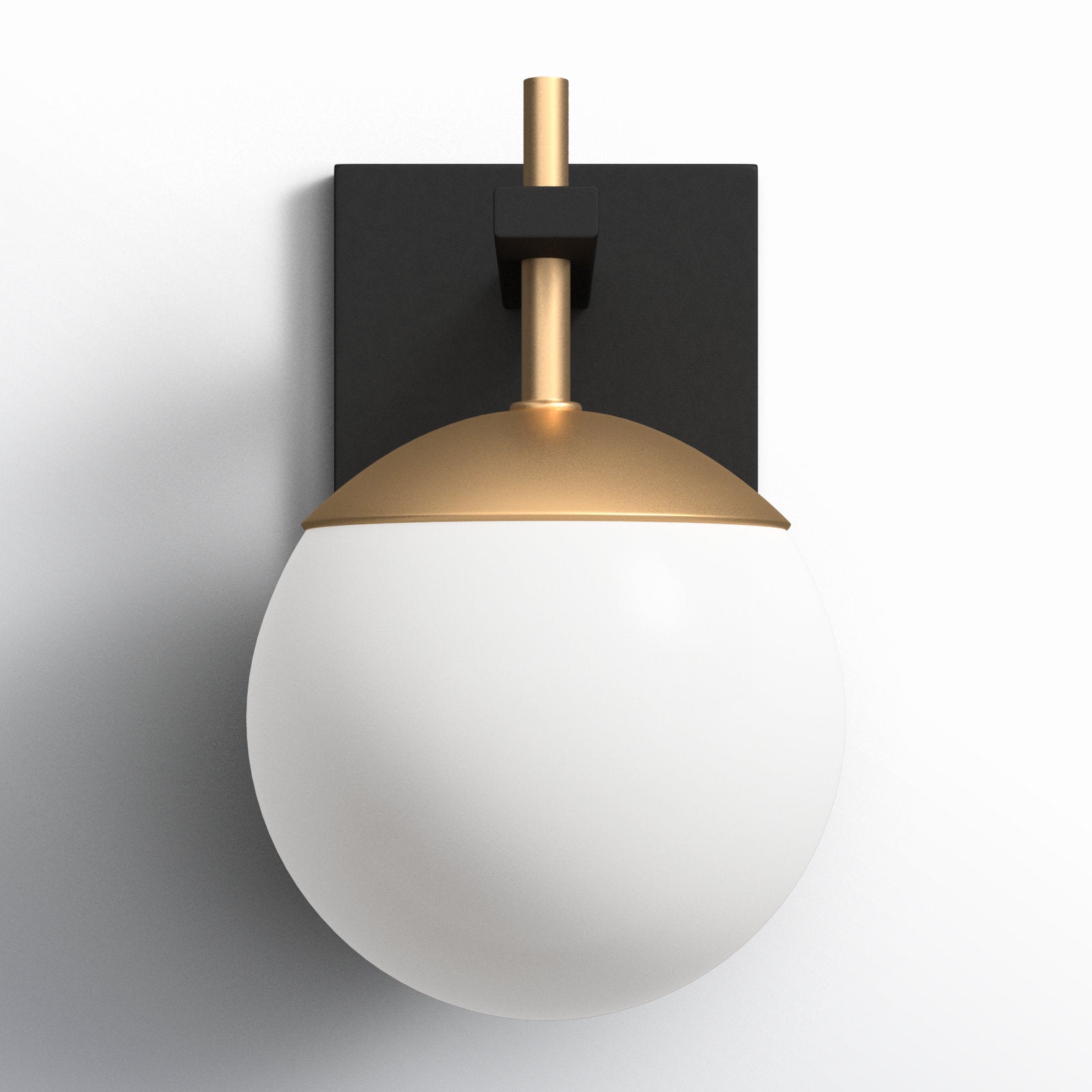 Ealior Modern Minimalist Globe Glass Sconce Wall lamp-Neutral Decor