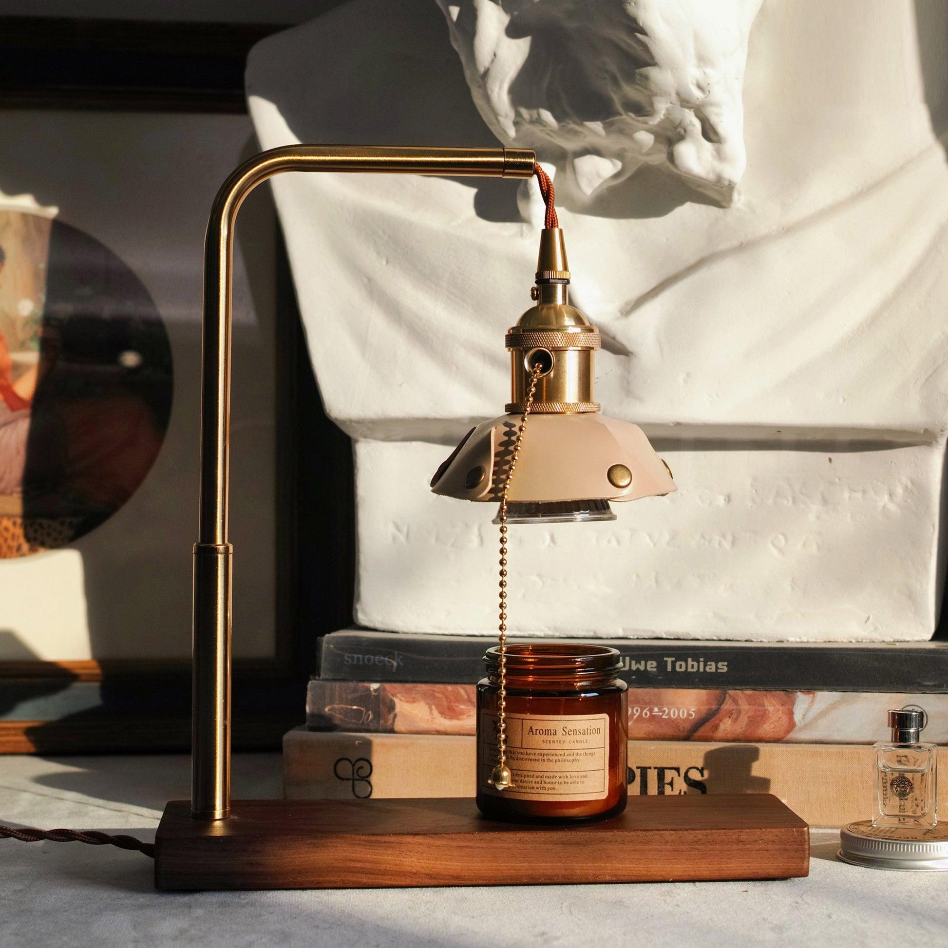 Clark Modern Wood Table Lamp-Neutral Decor