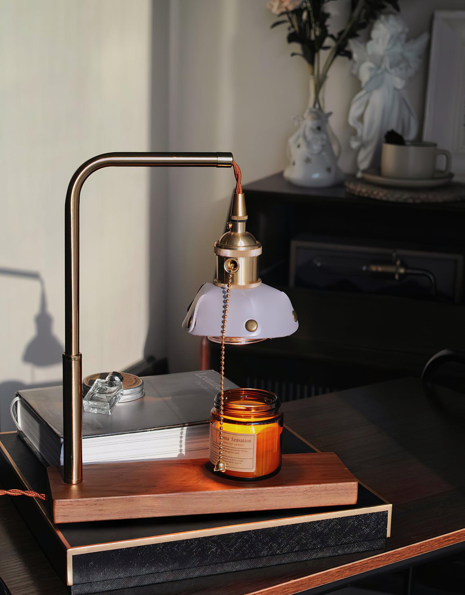 Clark Modern Wood Table Lamp-Neutral Decor