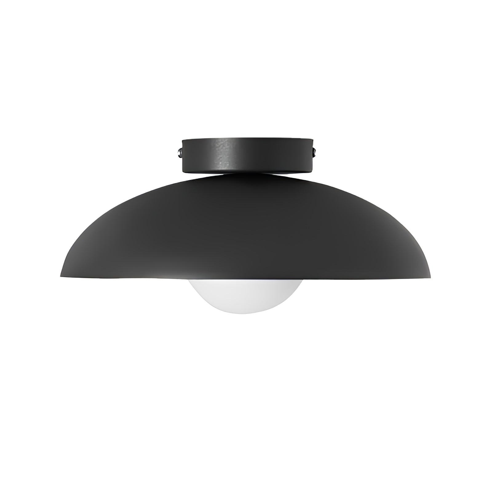 Zontes Nordic Art Dome Glass Ceiling Lamp-Neutral Decor