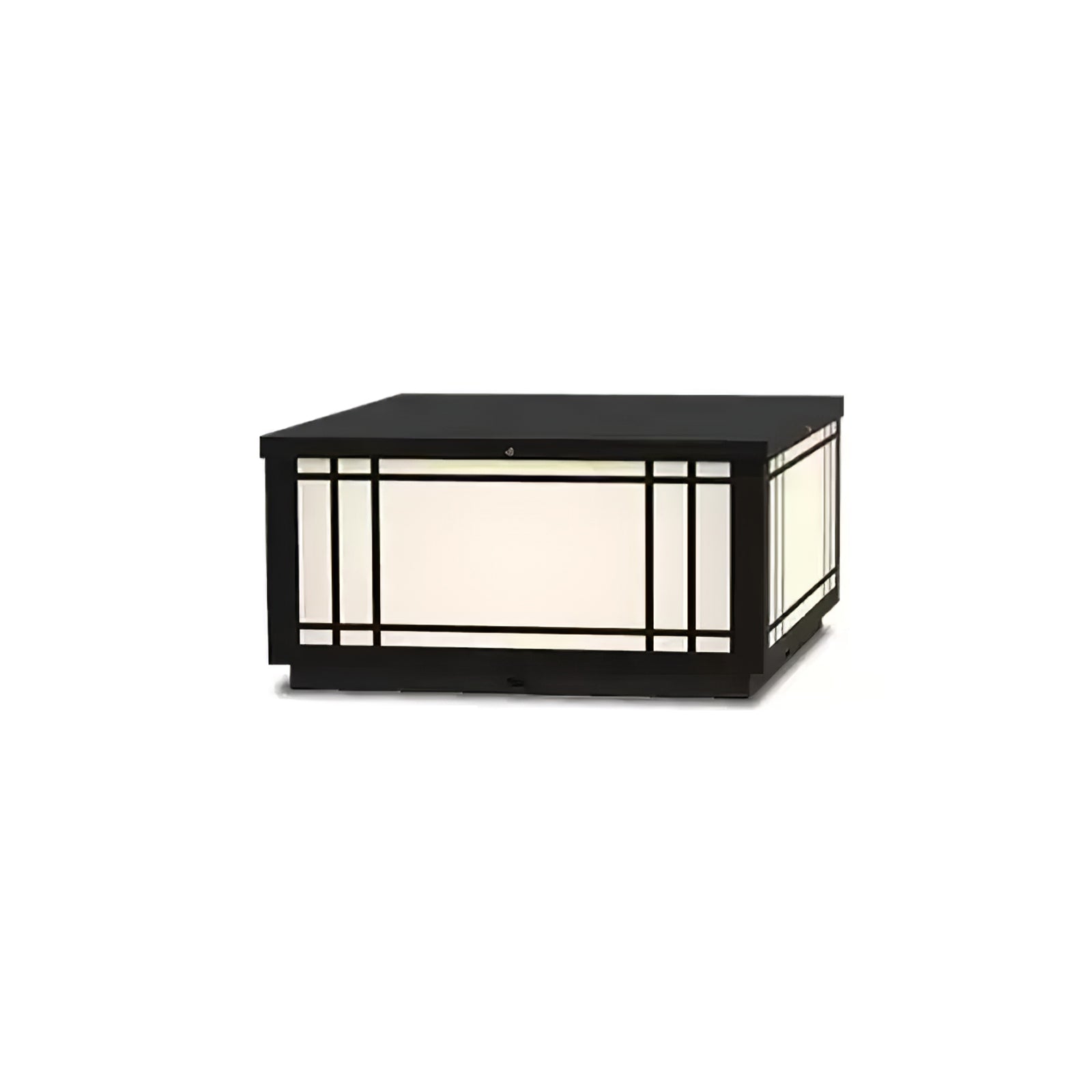 Harrison Classic Premium Solar Cube Outdoor Lamp-Neutral Decor