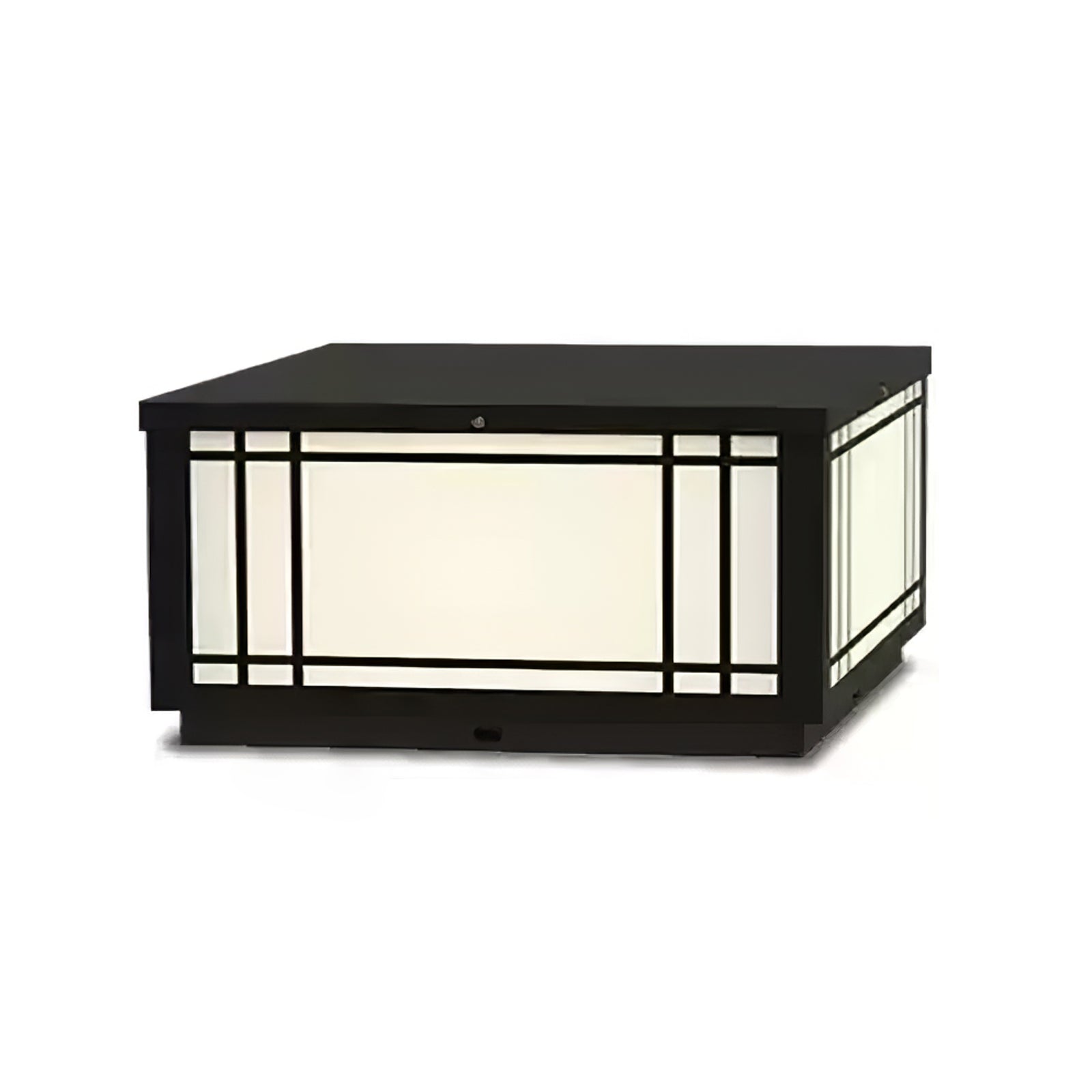 Harrison Classic Premium Solar Cube Outdoor Lamp-Neutral Decor