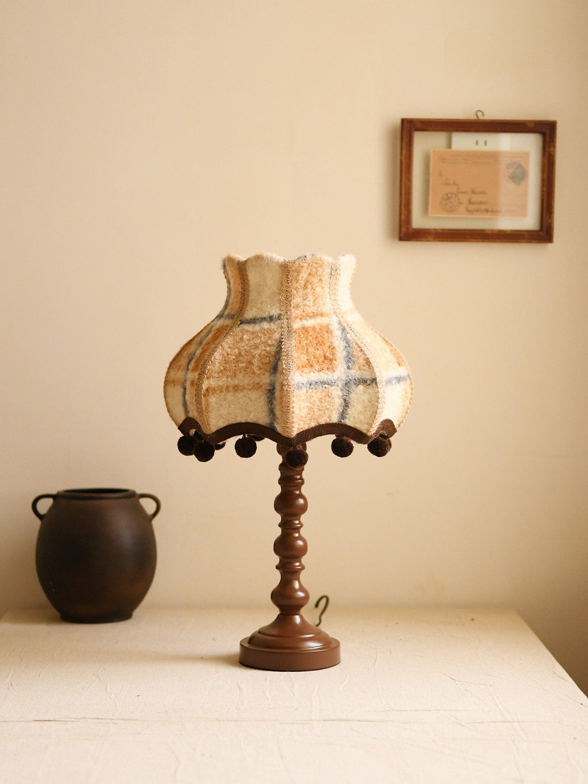Evercroft Check Table Lamp