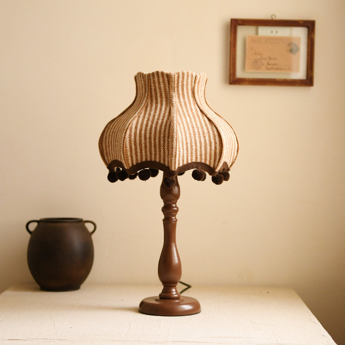 Evercroft Check Table Lamp