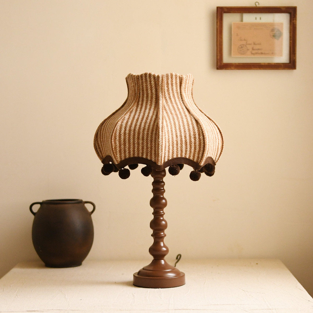 Evercroft Check Table Lamp