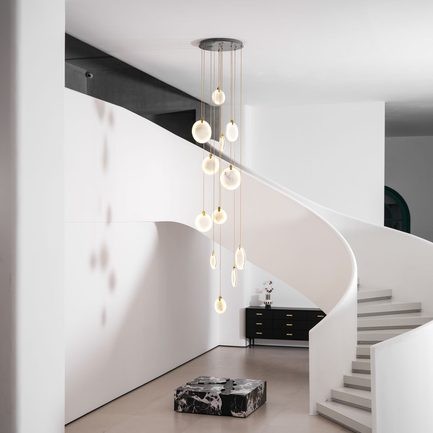 Harvest Alabaster Pendant Lamp-Neutral Decor
