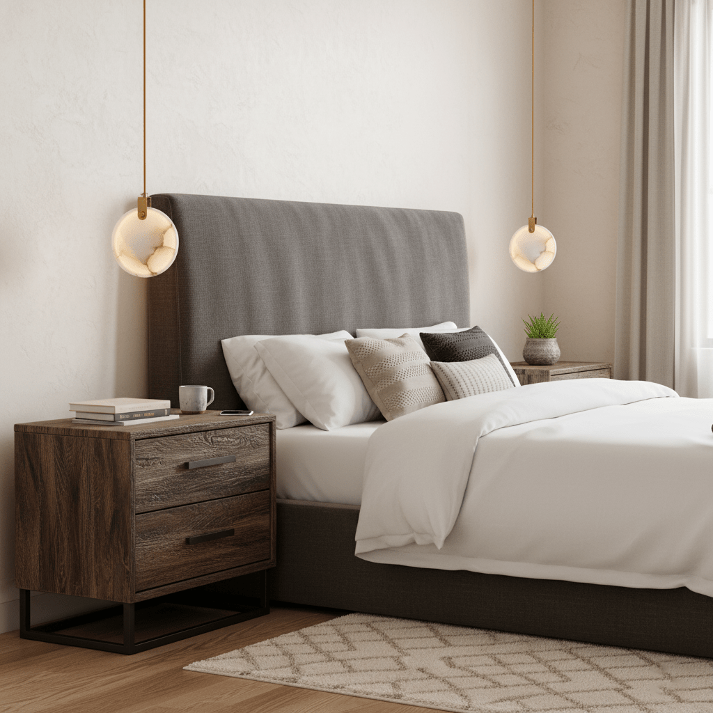 Harvest Alabaster Pendant Lamp-Neutral Decor