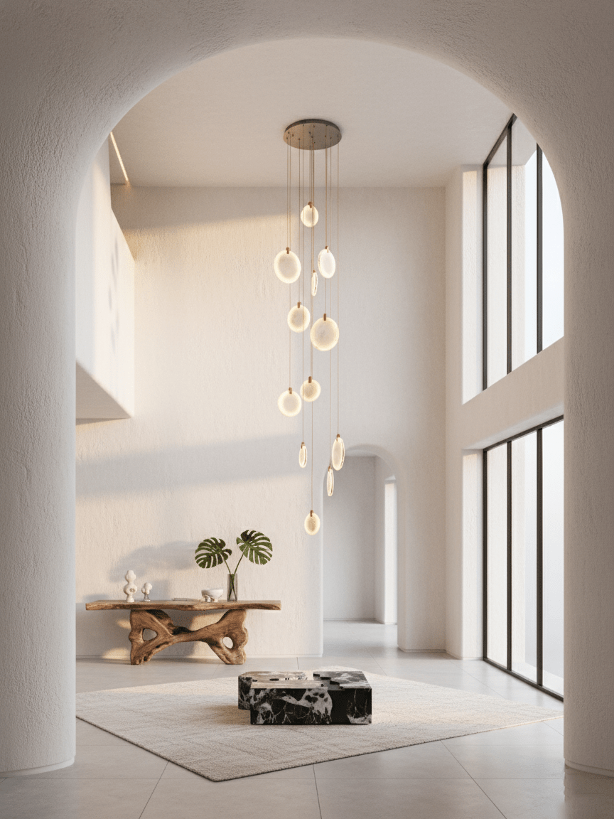 Harvest Alabaster Pendant Lamp-Neutral Decor