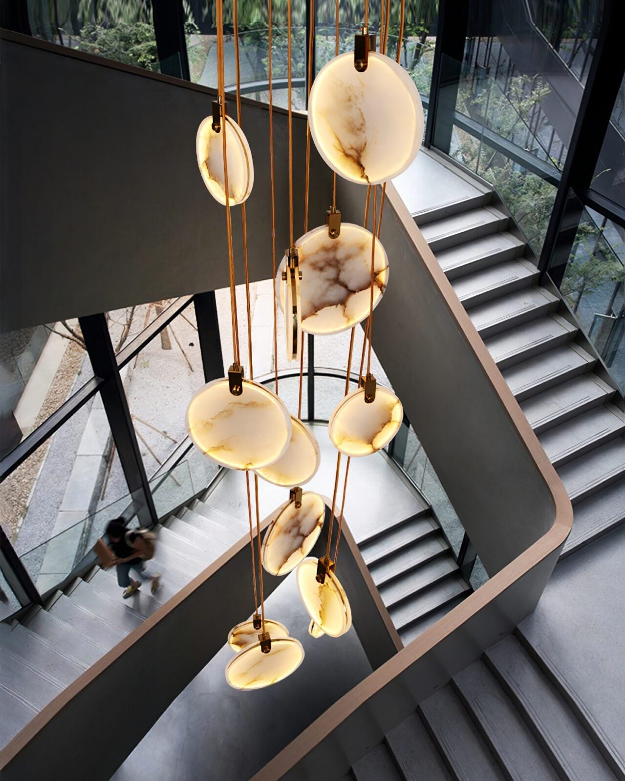 Lynore Alabaster Pendant Light-Neutral Decor