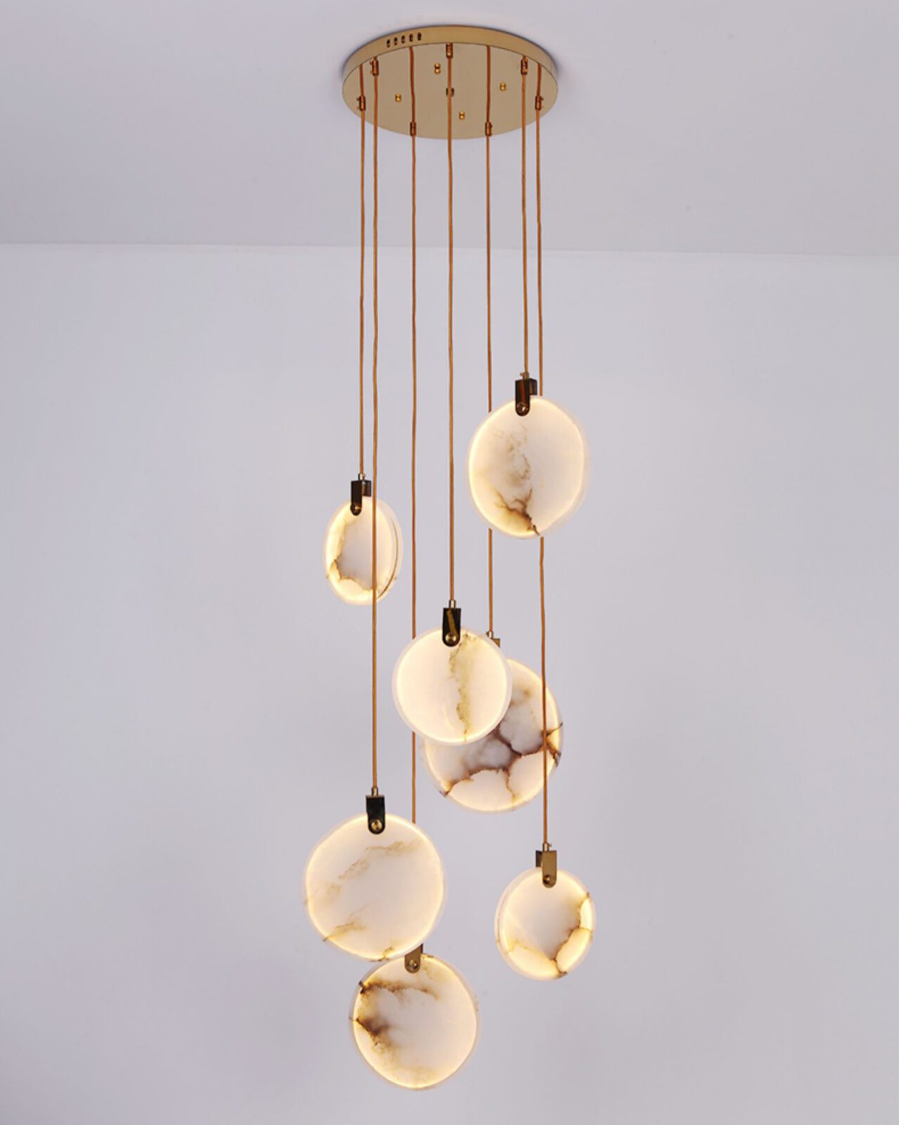 Lynore Alabaster Pendant Light-Neutral Decor