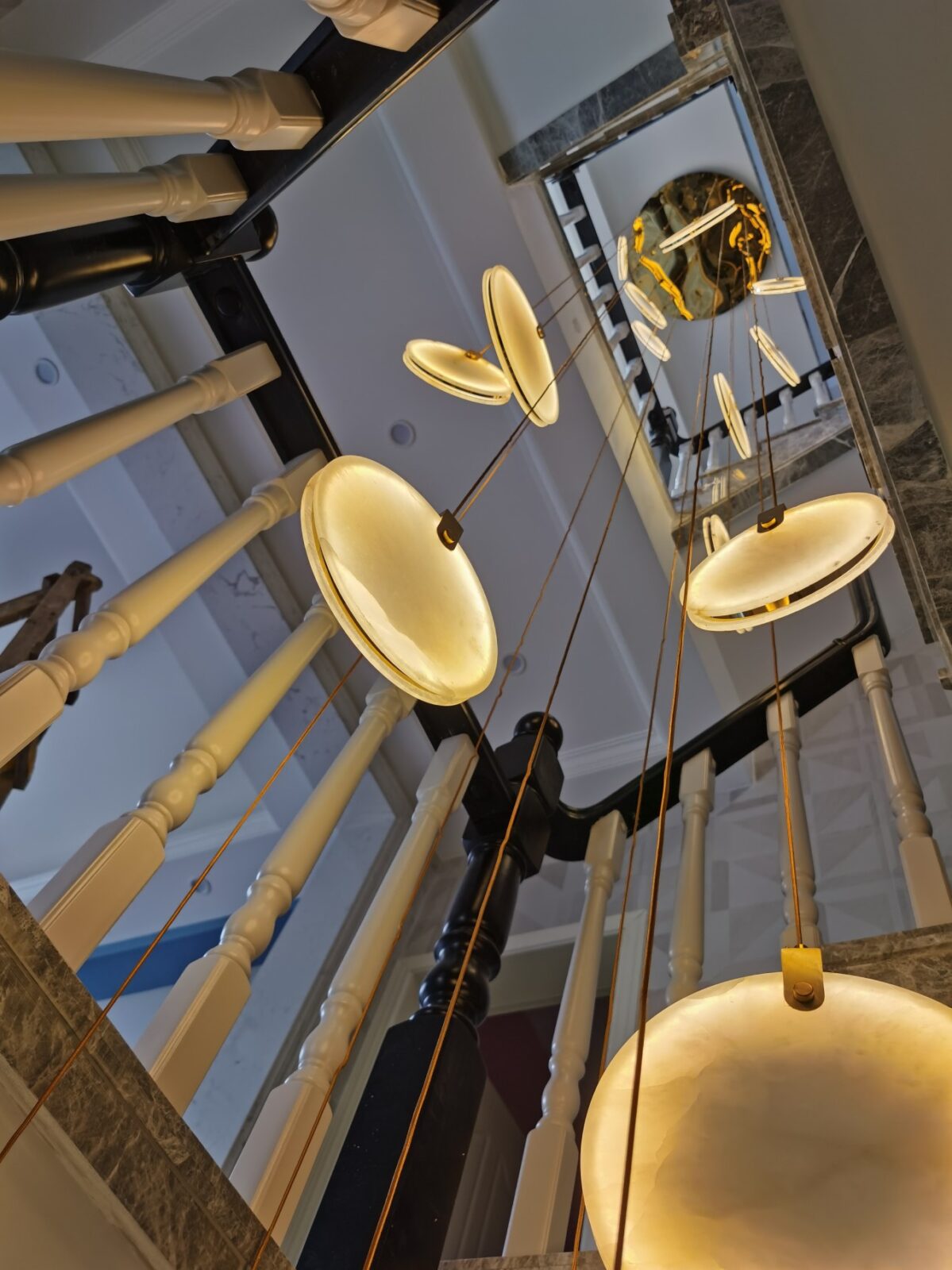 Lynore Alabaster Pendant Light-Neutral Decor