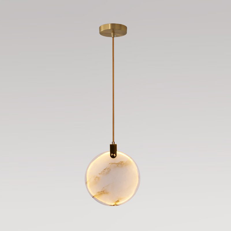 Lynore Alabaster Pendant Light-Neutral Decor