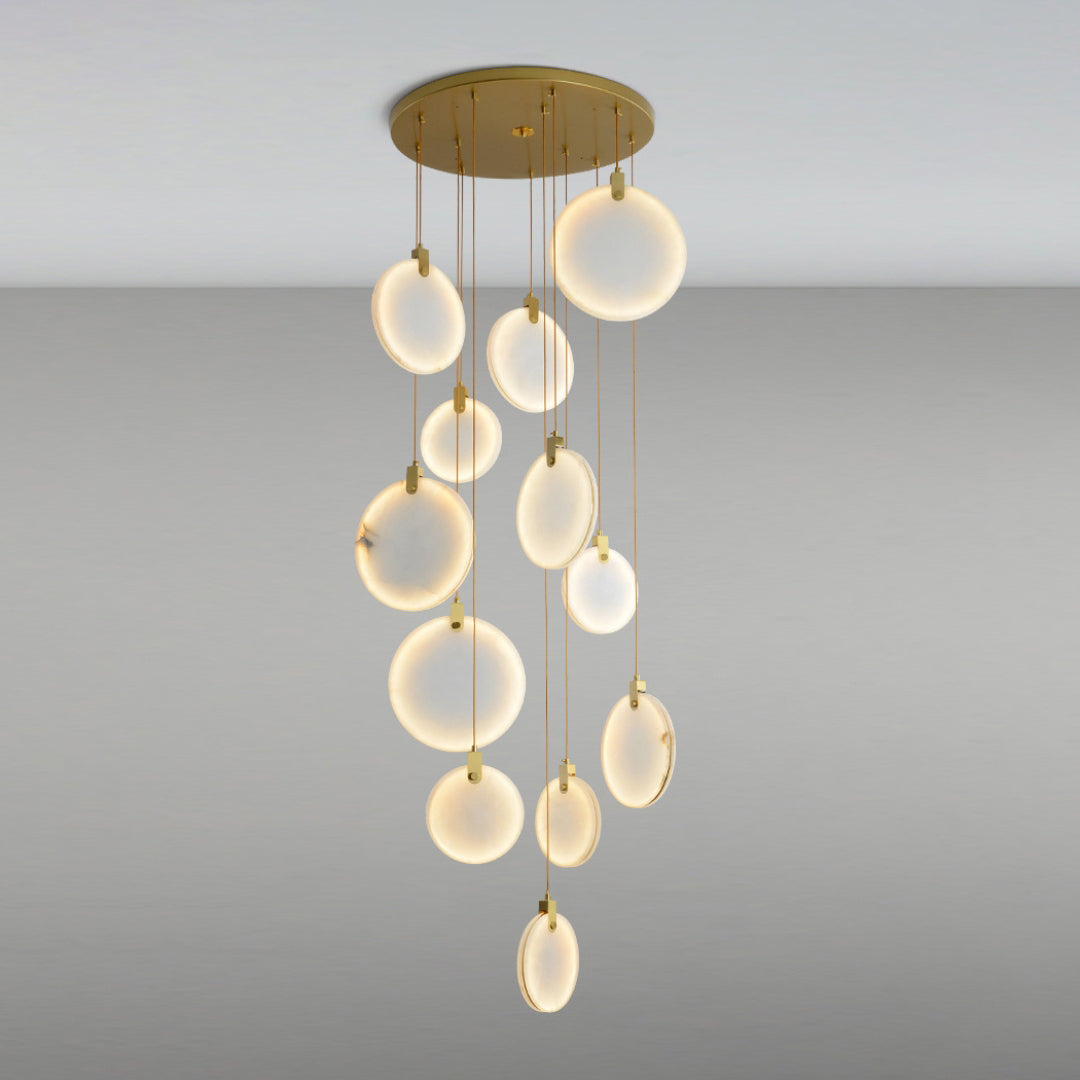 Lynore Alabaster Pendant Light-Neutral Decor