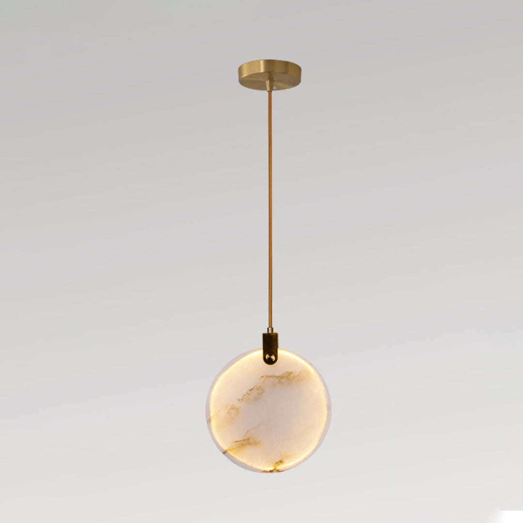 Lynore Alabaster Pendant Light-Neutral Decor