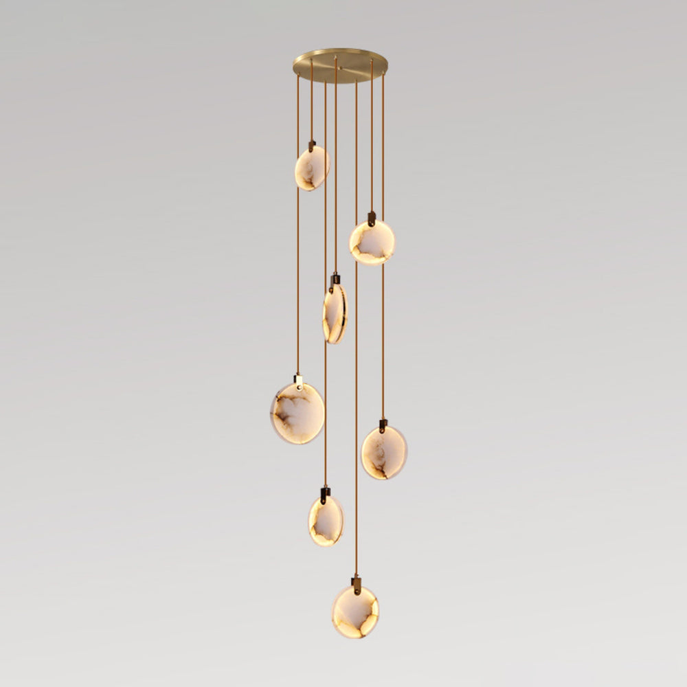 Lynore Alabaster Pendant Light-Neutral Decor