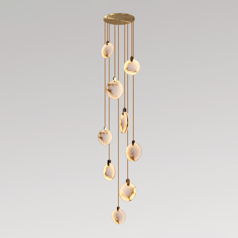 Lynore Alabaster Pendant Light-Neutral Decor