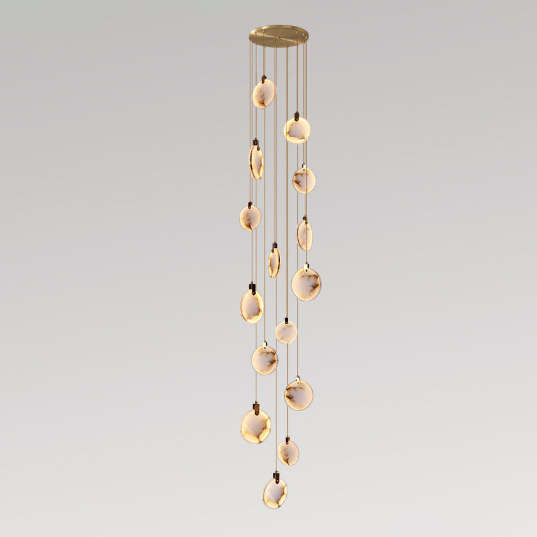 Lynore Alabaster Pendant Light-Neutral Decor