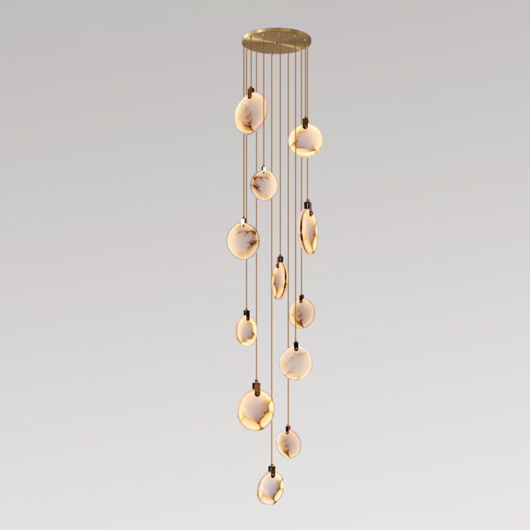 Lynore Alabaster Pendant Light-Neutral Decor