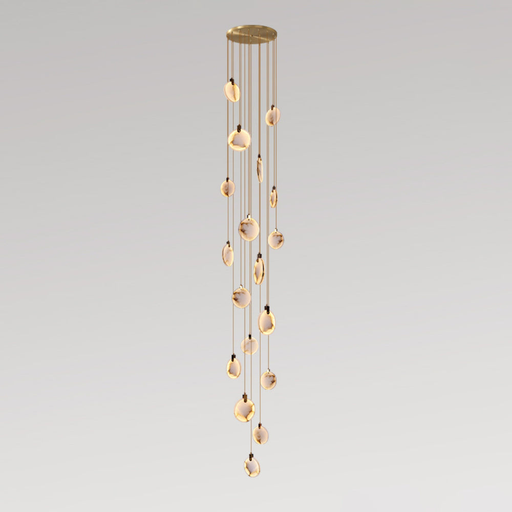 Lynore Alabaster Pendant Light-Neutral Decor