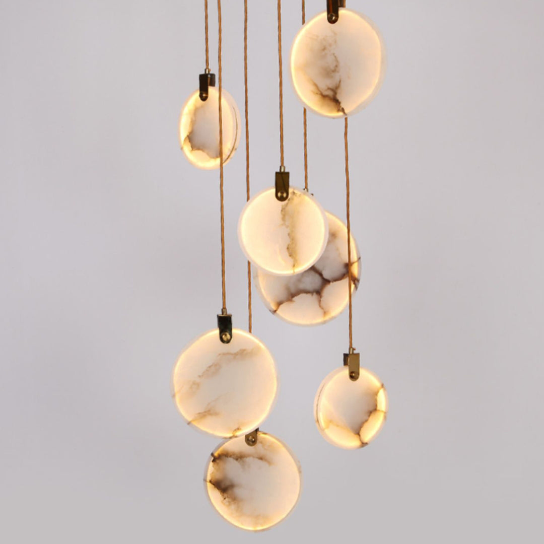 Lynore Alabaster Pendant Light-Neutral Decor