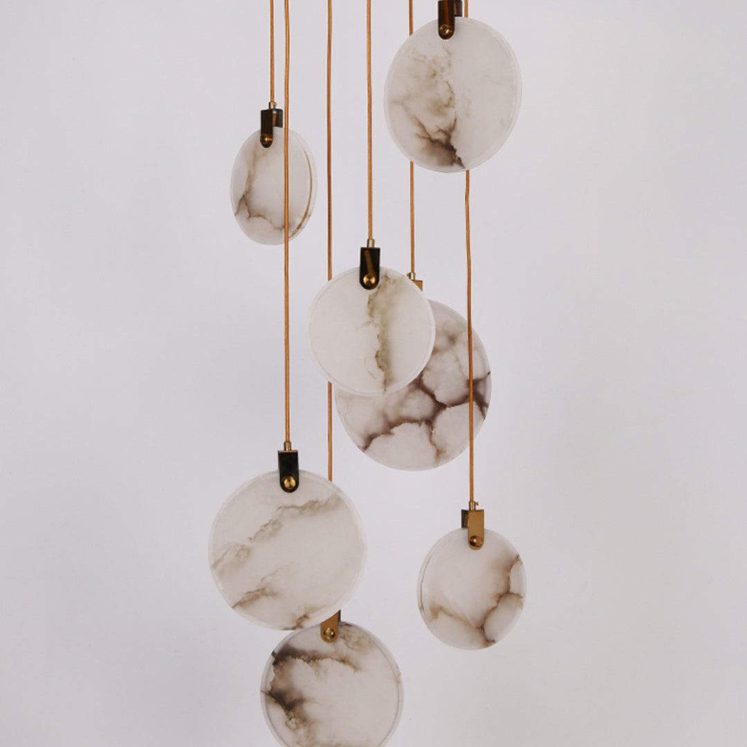 Lynore Alabaster Pendant Light-Neutral Decor