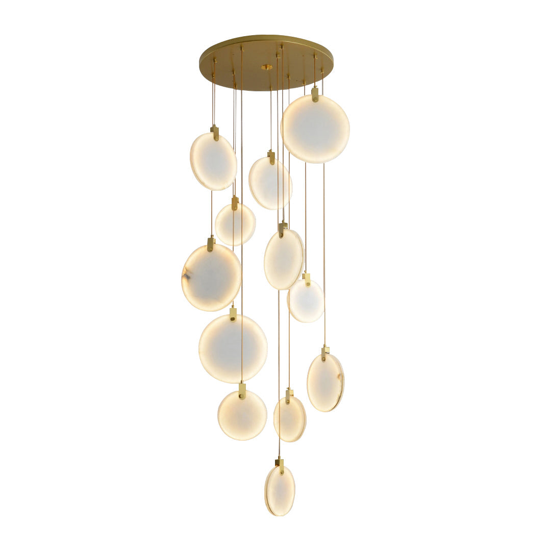 Lynore Alabaster Pendant Light-Neutral Decor