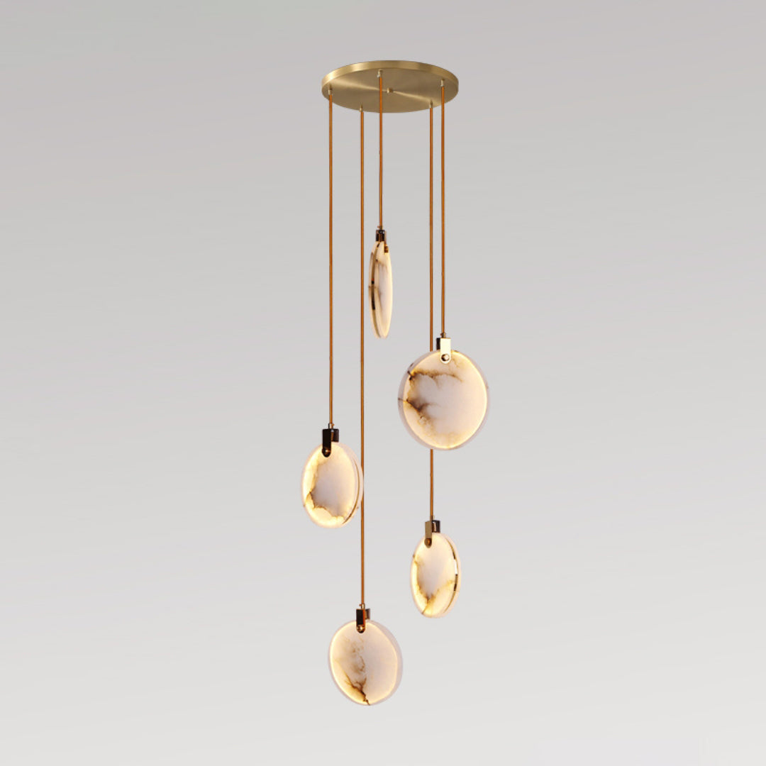 Lynore Alabaster Pendant Light-Neutral Decor