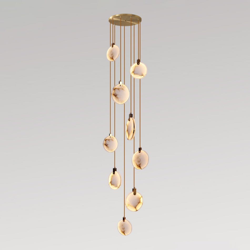 Lynore Alabaster Pendant Light-Neutral Decor