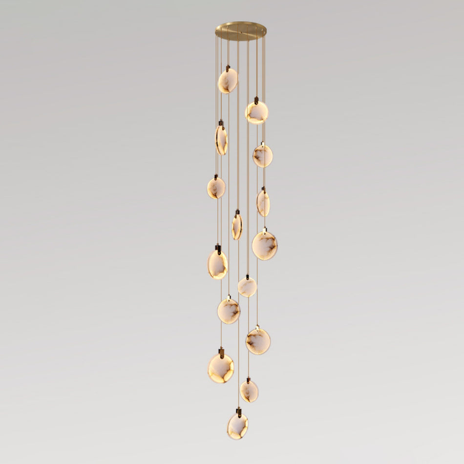 Lynore Alabaster Pendant Light-Neutral Decor