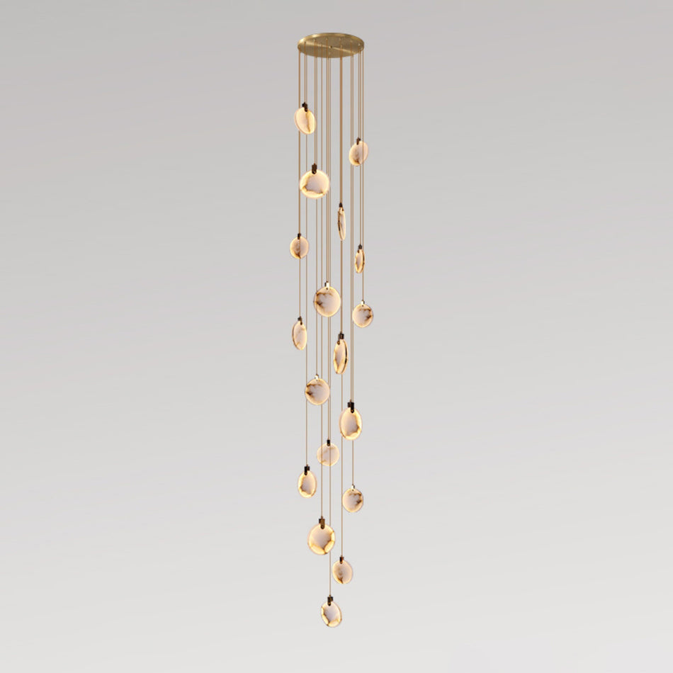 Lynore Alabaster Pendant Light-Neutral Decor