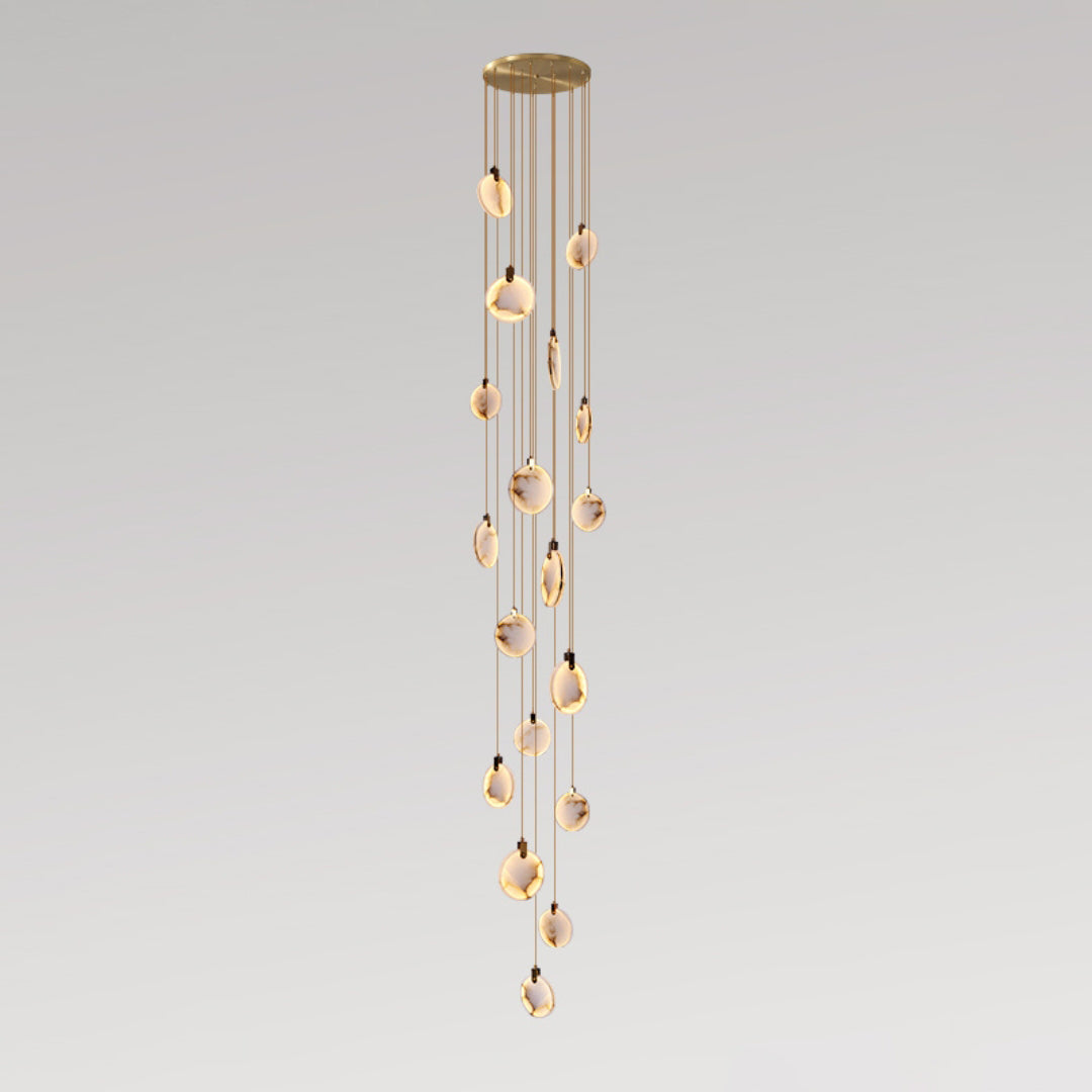 Lynore Alabaster Pendant Light-Neutral Decor