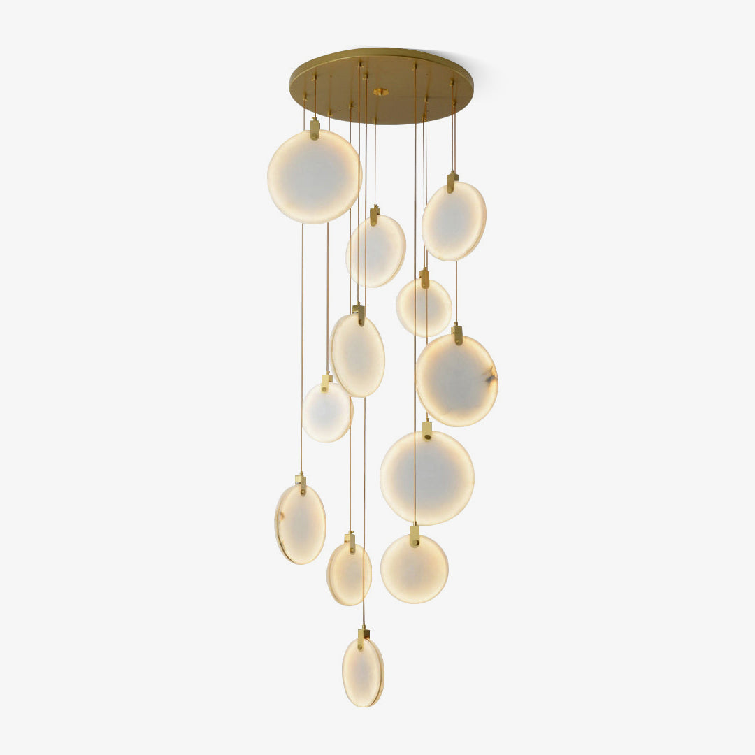 Lynore Alabaster Pendant Light-Neutral Decor