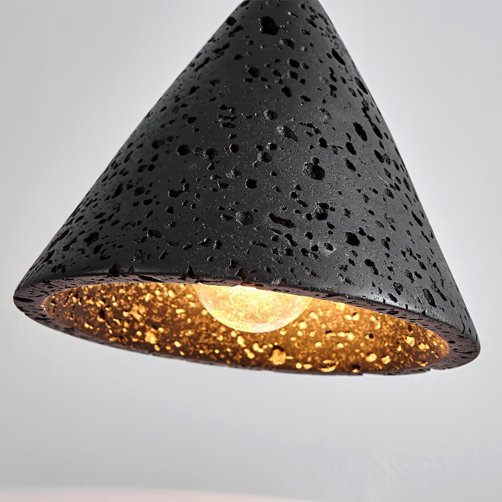 Ziven Dome Shade Travertine Pendant Light-Neutral Decor