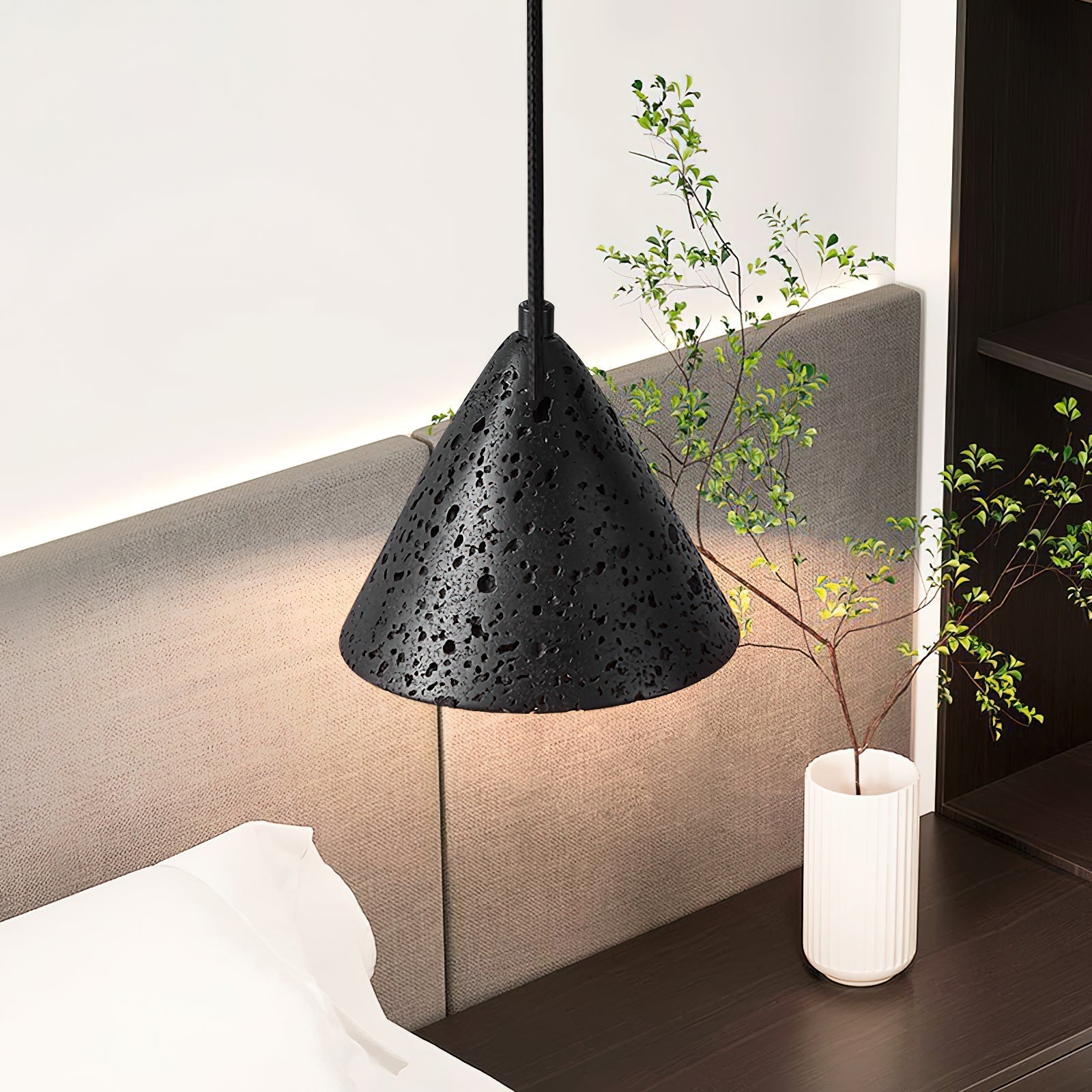 Ritta Travertine Dome Pendant Light - Neutralighting